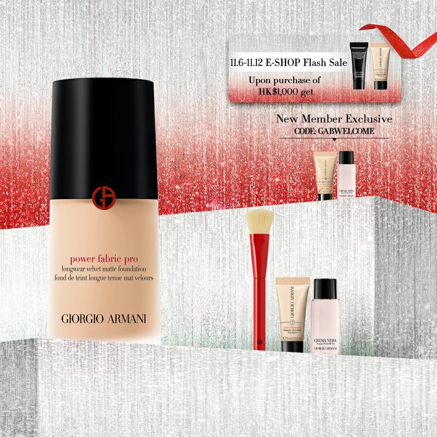 power fabric pro longwear velvet matte foundation set